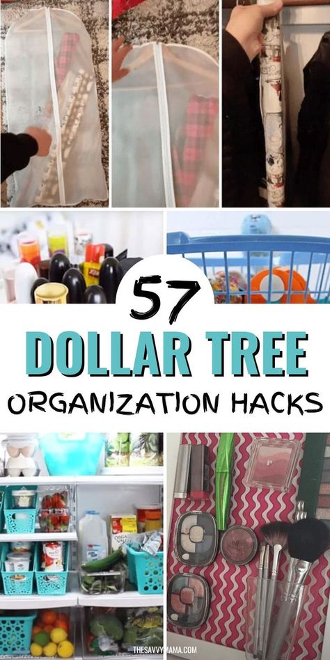 Get ready to transform your space with these 57 Dollar Tree organization hacks! Packed with organizing tips and DIY ideas, this collection covers everything from makeup and bathroom storage to fridge, kitchen pantry, and closet solutions. Discover how to declutter and organize every nook and cranny of your home, all on a budget. Dive into these smart, affordable hacks and watch your home become the tidy, organized oasis you’ve always wanted! Dollar Store Organization Hacks, Dollar Store Organization, Apartment Decorating For Couples, Display Visual Merchandising, Dollar Tree Storage, Dollar Tree Organization, Decor Organization, Dollar Tree Hacks, Store Hacks