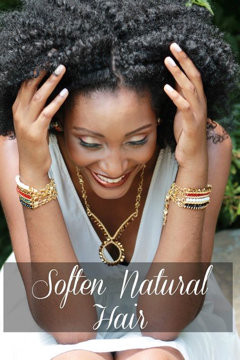 Asili Glam: How to soften coarse natural hair Twisted Hair, Boy Cut, Awesome Hairstyles, Growing Hair, Beautiful Natural Hair, Natural Hair Beauty, Hair Affair, Hair Solutions, Black Hair Care