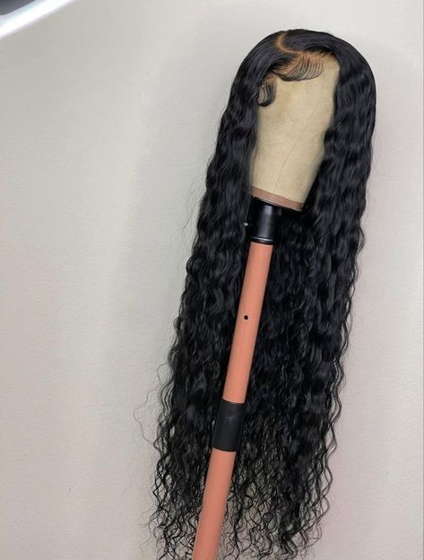 Wig Lace Front Human Hair, Cute Black Lace Front Wigs, Long Black Wigs, Styled Lace Front Wigs, Cute Lace Front Wigs, Lace Wigs Styles Hairstyles, Cute Wigs For Black Women, Lacefront Wig Styles, Lace Wig Hairstyles