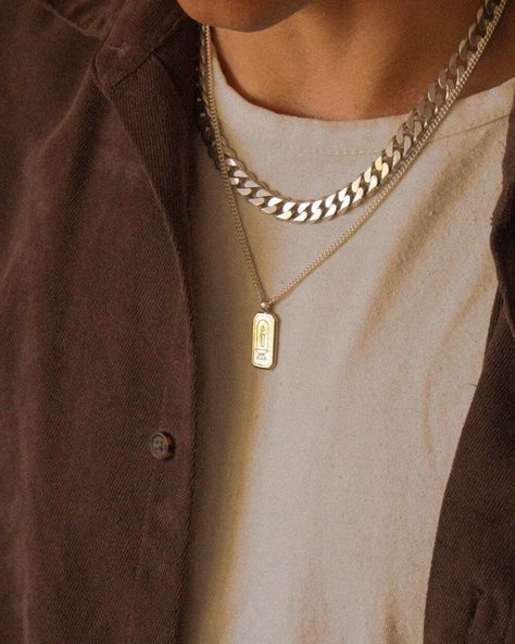 Mens Necklace Fashion, Mens Accessories Necklace, Male Jewelry, Necklace Length Guide, Necklace Outfit, Bellingham Wa, Mens Jewelry Necklace, Mens Chain Necklace, Mens Accessories Jewelry