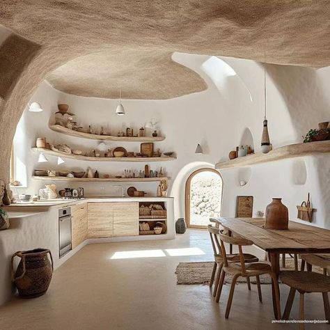 Cob House Interior, Earth Bag Homes, Adobe Home, Earthship Home, Sunken Living Room, Adobe House, Cob House, Rustic Home Design, Dome House