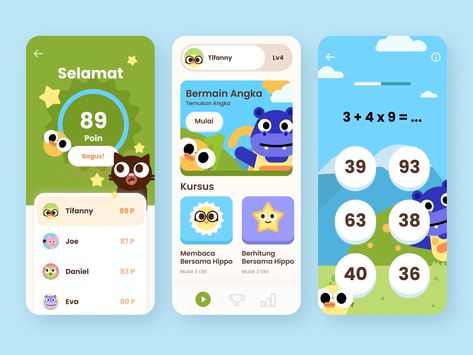 Kids App Design, การออกแบบ Ui Ux, Desain Ux, Kids Learning Apps, Educational Apps For Kids, Mobile Application Design, Infographic Design Layout, 타이포그래피 포스터 디자인, Kids Schedule