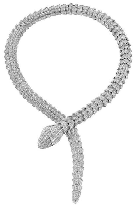 Bulgari Serpenti Necklace Serpenti Bvlgari Necklace, Bvlgari Snake Necklace, Bulgari Necklace, Bvlgari Jewelry Set, Bvlgari Necklace, Snake Necklace Silver, Forever Necklace, Red Carpet Jewelry, Serpent Jewelry