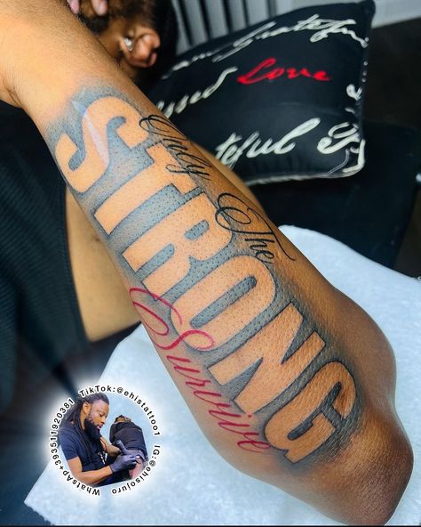 Boy Sleeve Tattoo Ideas, Outer Bicep Tattoo Men, Outer Bicep Tattoos, Back Tattoos For Guys Upper, Fire Tattoos, Boondocks Drawings, Bicep Tattoo Men, Black Men Tattoos, Football Tattoo