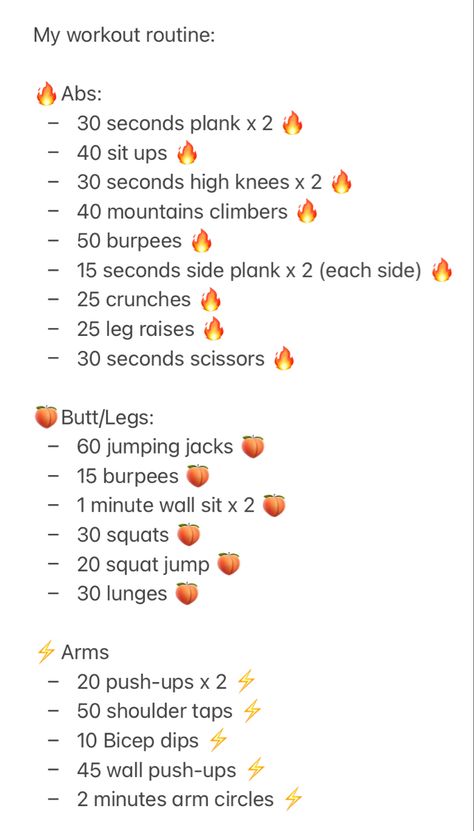 #Workoutroutine #strong Ab Workout Notes App, Revenge Plans Ideas, Workouts Aesthetic List, Full Body Workout List, Ab Workout List, Hard Workouts At Home, Hour Workout Routine, Notes Workout, Revenge Body Workout