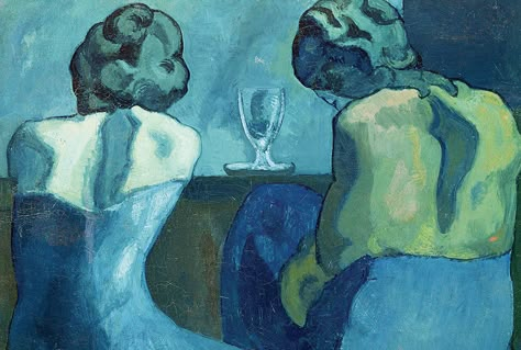 Picasso Blue Period, Picasso Blue, Cubist Movement, Pablo Picasso Paintings, Dora Maar, Art Picasso, Picasso Paintings, Blue Period, Picasso Art