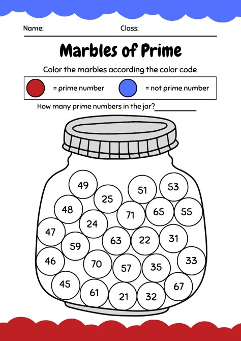 The Easy way to Identify Prime and Composite Numbers Prime Numbers And Composite Numbers, Prime And Composite Numbers Activities, Prime And Composite Number Activities, Prime Numbers Activity, Prime And Composite Numbers Worksheets, Prime Numbers Worksheet, Prime Or Composite, Prime Factorization Worksheet, Prime Composite