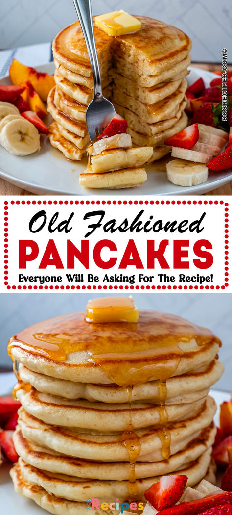 After trying this pancake recipe, I am never buying pancake mix again. It is just as easy to make homemade pancakes as it is to use the mix. I know how tempting it is to just add water, but this old-fashioned pancake recipe makes the most fluffy and light pancakes I have tried. They come out really thick but soft and airy. Homemade Pancake Mix Recipe, Old Fashioned Pancake Recipe, Easy Pancake Mix, Easy Homemade Pancakes, Pancake Mix Recipe, Homemade Pancake Mix, Making Pancakes, Homemade Pancake Recipe, Pancake Mix Recipes