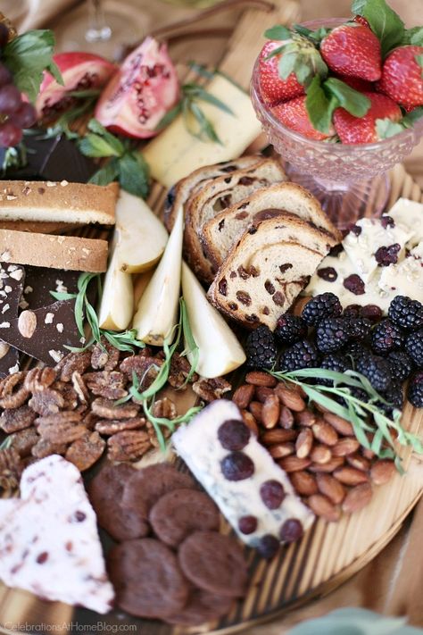 Set up a chocolate & cheese dessert board the next time you entertain, for a fun twist on the classic cheese & charcuterie display. Ideas here from Chris Nease. Chocolate tasting; cheese board. Cheese Plate Presentation, Cheese Platter Presentation, Dessert Board, Dessert Platter, Charcuterie Cheese, Chocolate Cheese, Charcuterie And Cheese Board, Cheese Dessert, Best Cheese