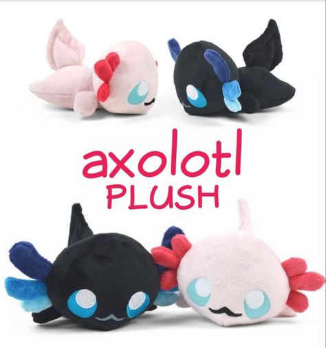 Axolotl Plush FREE Sewing Pattern and Tutorial | Sewing 4 Free Axolotl Sewing Pattern, Choly Knight, Plushies Crochet, Amigurumi Plushies, Snoopy Plush, Sloth Plush, Stuff Toys, Tutorial Sewing, Sew Patterns