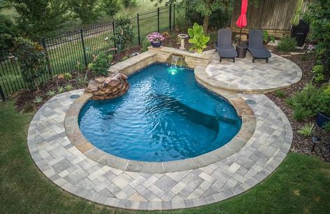 Swimming Pools in Dallas, Ft. Worth, McKinney, Plano, Frisco | Southernwind Pools Spool Pool, Cocktail Pool, Small Inground Pool, Freeform Pools, Dream Backyard Pool, Pools Backyard Inground, Plunge Pools, Small Swimming Pools, Small Pool Design