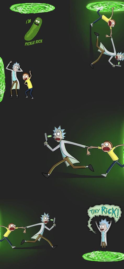 Rick And Morty Lockscreen, Rick And Morty Background, Wallpaper Rick And Morty, Rick And Morty Art, Bart Simpson Art, Simpson Art, Rick I Morty, Rick And Morty Poster, Rick E Morty