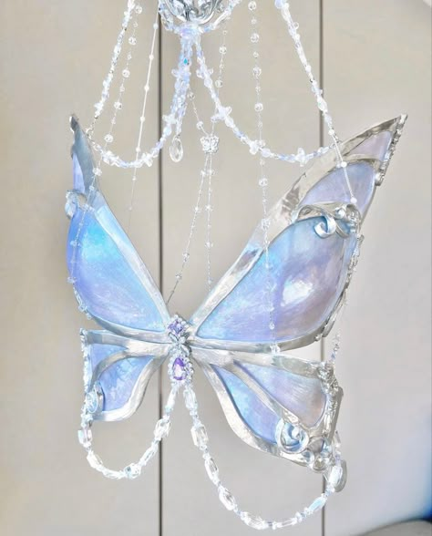 tags ‘:’ #aesthetic #fashion #corset #kawaii #butterfly #accessories #jewels ︎#blue #purple #silver #diamond Corset Cosplay, Butterfly Corset, Butterfly Tops, Corset Bra Top, Mermaid Corset, Resin Mermaid, Butterfly Resin, Supernatural Aesthetic, Top Cosplay