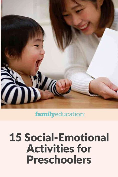 Social and emotional learning is a key part of our children's development. Here are 15 activities preschool-aged kids can do at home to help develop their social and emotional learning skills. Emotion Activities, Emotional Development Activities, Preschool Social Skills, Teach Feelings, Emotional Activities, Friendship Skills, Social Skills Lessons, Social Skills For Kids, Emotions Activities