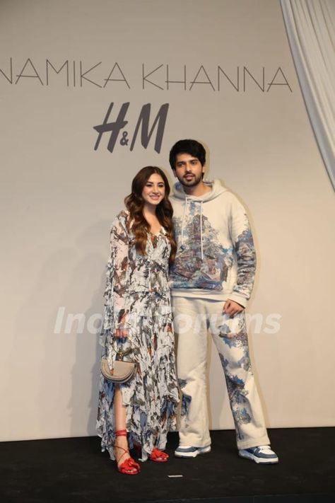 Armaan Malik and Aashna Shroff grace the Celebration Of H&M & Anamika Khanna collaboration Aashna Shroff, Armaan Malik, New Television, Ayushmann Khurrana, Anamika Khanna, Karan Johar, Celebration Gif, Cricket Sport, Celebrity News Gossip