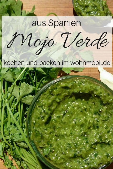 Spice up your RV culinary adventures with this vibrant Mojo Verde recipe, a zesty green sauce hailing from the Canary Islands. Perfect for adding a burst of flavor to your cooking and baking on the road, this versatile sauce combines fresh herbs, garlic, and a hint of spice. Whether you're grilling, roasting, or whipping up a quick snack, Mojo Verde is your go-to for a taste of the islands, no matter where your travels take you. Tent Camping Food, Mojo Verde, Mojo Sauce, Green Sauce Recipe, Camping Food List, Rv Cooking, Camping Hacks Food, Verde Recipe, Zesty Sauce