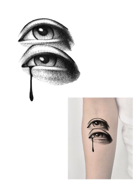 Micro Real Tattoo, Realism Eye Tattoo, Micro Realism Tattoo Design, Eye Tattoo Realistic, Realistic Eye Tattoo, Moving On Tattoos, Micro Realism, Baby Tattoo Designs, Basic Tattoos