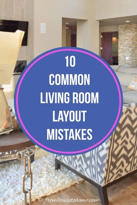 10 Common Living Room Layout Mistakes (And How To Fix Them) | Home Decor Common Living Room, Home Decor Ideas Bathroom, Next Living Room, Paint Color Trends, Living Room Layouts, Interior Design Principles, Simple Decorating, Living Room Furniture Layout, Interior Decorating Tips