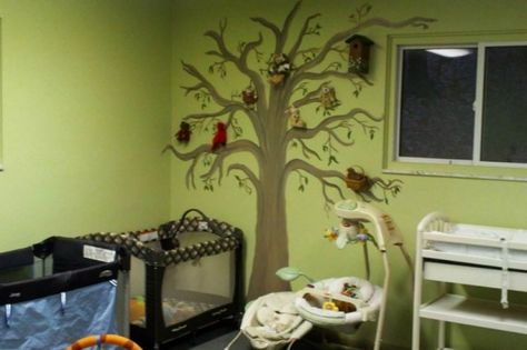 Help Make my Special Daycare Possible! on GoFundMe - $20 raised by 1 person3 days. Enchanted Forest Nursery, Sons Room, Large Wall Decals, Tree Mural, Nursery Mural, Forest Nursery, Tropical Home Decor, Baby Nursery Ideas, Nursery Theme