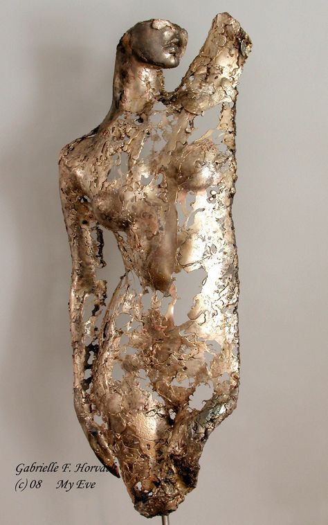 Clients - Gabrielle Fischer Metallic Sculpture, Cardboard Art Sculpture, Body Casting, Fantasy Wire, Bronze Sculpture Art, Bronze Casting, Body Sculpture, Body Cast, Cast Art