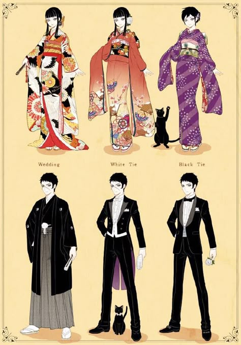 Japanese Outfits Men, Japanese Traditional Clothing, Traditional Japanese Kimono, Anime Kimono, Clothing Sketches, Fairytale Fashion, Kimono Design, Japanese Clothing, Kimono Yukata