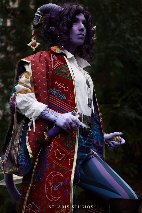 Mollymauk Tealeaf Cosplay, Mollymauk Coat, Mollymauk Cosplay, Critical Role Cosplay, Mollymauk Tealeaf, Critical Role Campaign 2, Character Cosplay, Nerd Herd, The Mighty Nein