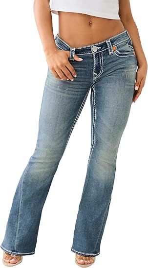 True Religion Women's Joey Low Rise Flare Super T​ at Amazon Women's Jeans store True Religion Jeans Women, Jeans Store, Timeless Dress, True Religion Jeans, Chic Accessories, Low Rise Jeans, Amazon Women, True Religion, Elegant Woman