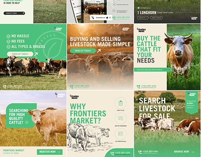 Check out new work on my @Behance profile: "Social Media Design | Frontier Market" http://be.net/gallery/194441793/Social-Media-Design-Frontier-Market Farm Advertising Design, Farm Social Media Design, Social Media Posts Design, Store Branding, Instagram Promotion, Farm Store, Cattle Farming, Social Media Ads, Branding Social Media