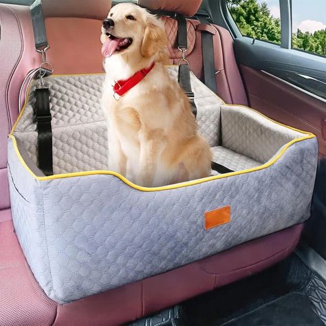 You'll love the Priyet Fully Detachable & Washable Dog Travel Seat with Thick Cushion at Wayfair - Great Deals on all products with Free Shipping on most stuff, even the big stuff. Puppy Car Seat, Dog Car Accessories, Booster Seats, Dog Seat Belt, Dog Car Seat, Dog Sofa Bed, Dog Seat, Dog Essentials, Booster Car Seat