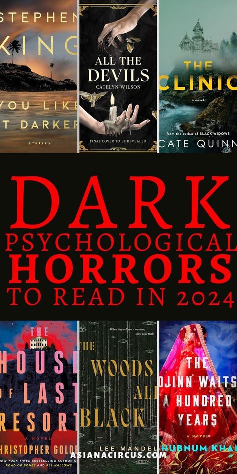 New Dark Psychological Horror Books Of 2024 Psychological Horror Books, Horror Books To Read, Horror Novels, Fantasy Horror, Books For Adults, Horror Novel, Horror Book, Recommended Books To Read, Horror Books