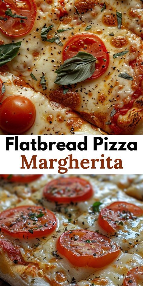 This Flatbread Pizza Margherita is a quick and easy way to enjoy the classic flavors of a Margherita pizza with the convenience of flatbreads.  It's perfect for a light dinner or lunch.  Enjoy the simple yet delicious combination of fresh ingredients! Things To Make With Flatbread, Flat Bread Margarita Pizza, Margherita Naan Pizza, Homemade Pizza On Naan Bread, Margherita Pizza Recipe Flatbread, Home Made Flatbread Pizza, Healthy Flat Bread Pizza, Pizza On Flatbread, Pizza On Naan Bread Flatbread Recipes