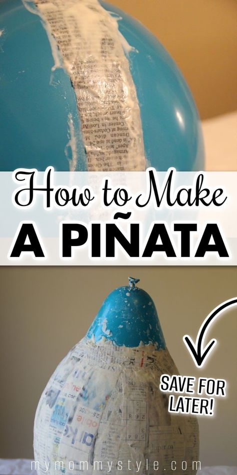 Make your own piñata! This is a simple DIY project that anyone can do! With only a few household ingredients you can make an epic party piñata!! Everyone will love breaking it open! Try this project for your next birthday party! Lion Pinata Diy, How To Make A Pinata, Homemade Pinata, How To Make Pinata, Mommy Inspiration, Activities For Kids At Home, Piñata Ideas, Cooking Tricks, Birthday Traditions