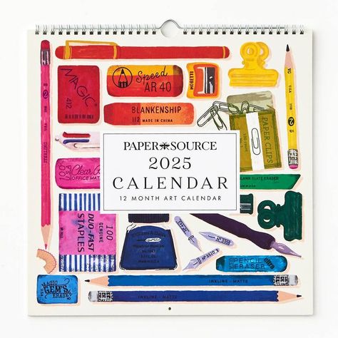 2025 Art Grid Wall Calendar Desk Calendar Planner, Calendars 2024, Grid Wall, Creative Calendar, Medical Animation, Scrapbook Inspo, Cute Calendar, Mini Desk, Mini Calendars