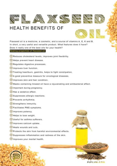 Amazing health benefits of flaxseed oil. Flax seeds are a medicine, a cosmetic, and a source of vitamins A, E, K and B. Benefits Of Flaxseed Oil, Flaxseed Oil Benefits, Benefits Of Flaxseed, Cursed Doodles, Flax Seed Benefits, Flax Seed Oil, Flax Seed Recipes, Food Infographic, Sources Of Vitamin A