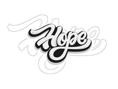 Hope Logo Design, Hope Logo, Artful Ashes, Student Leadership, Swear Word Coloring Book, Car Sticker Design, Swear Word Coloring, Hope Design, Words Coloring Book