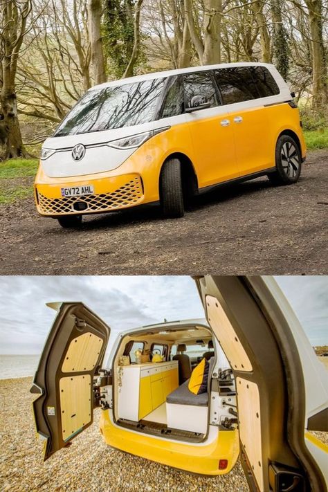 Vw Id Buzz, Vw Buzz, Camper Equipment, Vw Wagon, Van Volkswagen, Electric Van, Camper Van Life, Vw Bus Camper, Mini Camper