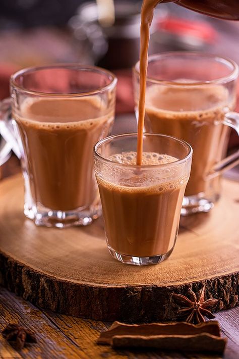 Perfect Indian Tea Karak Chai Recipe (Best Cup of Tea) - Munaty Cooking Two Cups Of Tea, Indian Masala Chai, Digestive Cookies, Chai Recipes, Tea Lover Quotes, Teh Tarik, Desi Street Food, Chai Tea Recipe, Tea Wallpaper