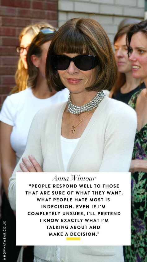 Anna Wintour Quotes, Vogue Editor In Chief, Anna Wintour Style, Fashion Journalism, Afternoon Slump, Womens Clothing Websites, Magazine Vogue, 2017 Fashion Trends, Anna Wintour