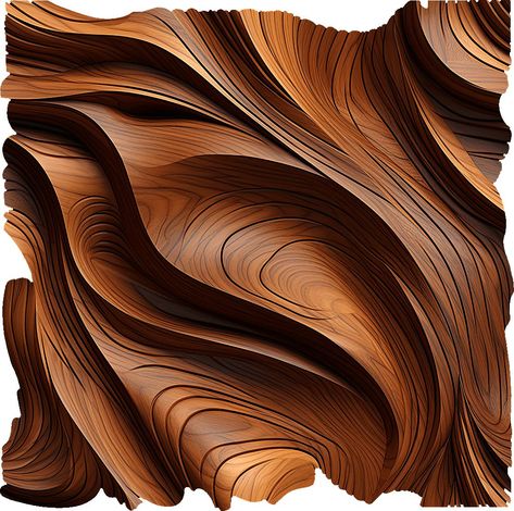 The Morstein brown artwork has a durable and professional-grade acrylic, high gloss finish, and intense colors that make the images bright and vibrant. Comes with a white satin polystyrene frame with ready to hang hangers and arrives with built-in hole wide straps. Wood Sculptures, Wooden Wall Art Ideas, Wood Sculpture Ideas, Wall Texture, Fractal Wood Art, Wave Wood Wall Art, Wood Veneer Sculpture, Wood Wall Art Sculptures & Statues, Sandblasted Wood