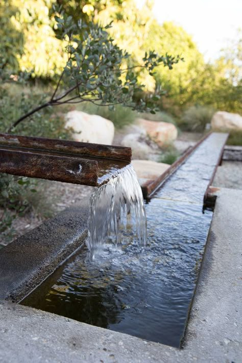 Landscaping With Large Rocks Natural, Garden Water Feature, Pond Water Features, Landscaping With Large Rocks, Rock Garden Landscaping, Water Features In The Garden, Garden Water, Outdoor Gardens Design, Outdoor Inspirations