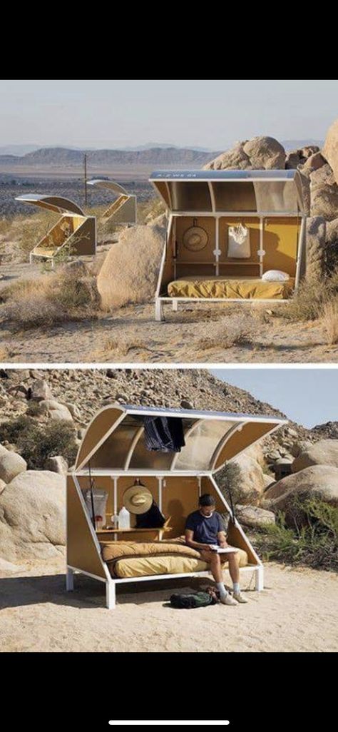 Camping Pods, Camping Pod, Tiny House Design, Camping Ideas, Camping Hacks, B & B, Tent Camping, Container House, Tiny Home