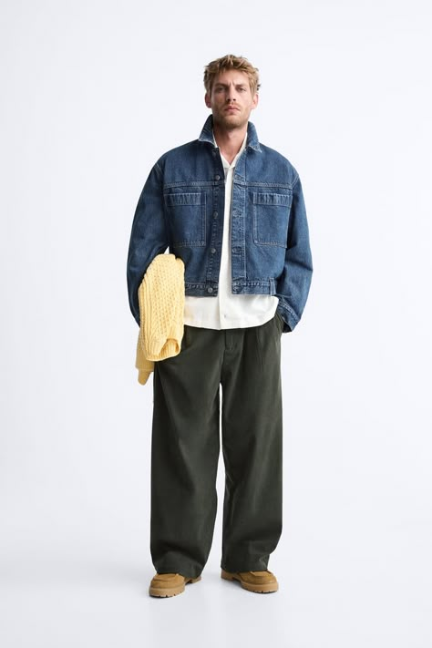 Men's Pants | ZARA United States Zara Men Outfits, Corporate Punk, Big Boy Style, Corduroy Pants Outfit, Man Trousers, Punk Street Style, Big Pants, Minimalist Fashion Men, Classy Outfits Men