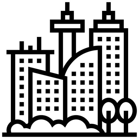 Program Icon, Shape Icons, Cityscape Architecture, Urban Icon, House Icon, Port Louis, Building Icon, City Icon, City Drawing