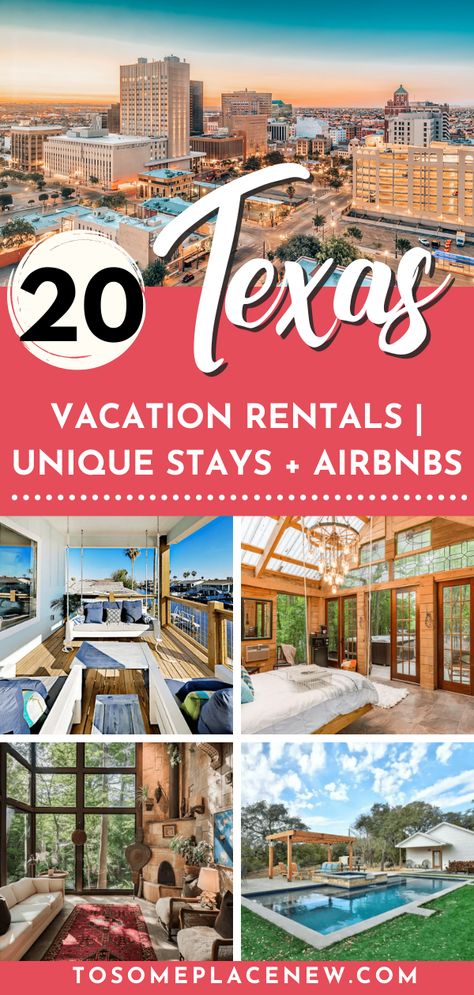 Discover the best Airbnbs in Texas from treehouses, fancy lofts, cabins, and more | Coolest Airbnbs in Texas for couples getaways, family vacation or get to gathers | Find unique Airbnbs in Texas for your upcoming trips | Best Airbnbs Texas Unique Airbnbs, Airbnb Apartment, Weekend Getaways For Couples, Texas Beaches, Couples Weekend, Texas Vacations, Texas Coast, Couple Getaway, Life Without You