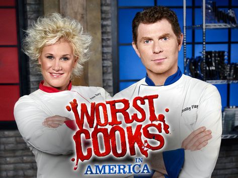 16 Outrageous “Worst Cooks in America” Moments Worst Cooks In America, Worst Cooks, Movies Theater, Hot Diggity Dog, Cooking Shows, Cooking Competition, Dynamic Duos, Bobby Flay, Game Shows