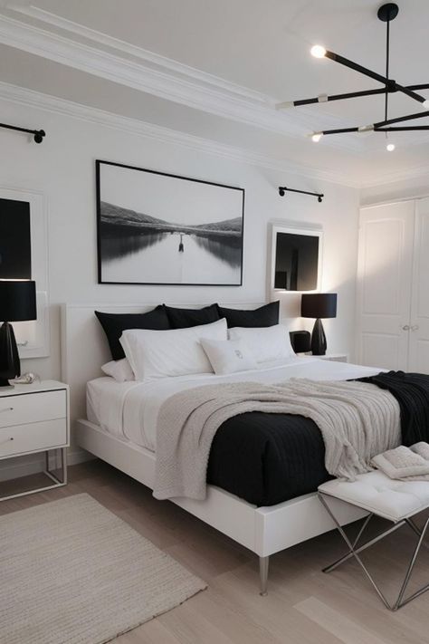 Dorm Room Black And White, White Dorm Room Ideas, Black And White Dorm Room, Dorm Room Ideas Black, Dorm Room Decor Black, Room Ideas Black And White, Black Dorm Room, Dorm Room Black, Black And White Dorm