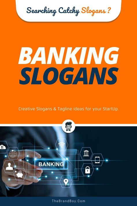 Banking is the Core thing for Every Business. As per your Financial Strength, you can Choose your Bank’s Business Short term or Long term Finance. Banking is the Very vast Field and you need an adequate knowledge about Banking Terms to get acumen in this Business. #CatchyBusinessSlogans #Slogans&Taglines #SlogansIdeas #CatchyTaglines #BusinessTaglines #BankingSlogans Catchy Taglines, Bank Quotes, Banks Advertising, Business Shorts, Advertising Slogans, Finance Bank, Business Slogans, Catchy Slogans, Money In The Bank