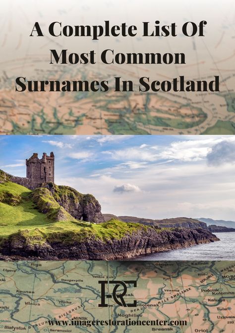 For people who want to trace their family roots, one of the best places to look for clues is your surname. Every culture has a different naming convention. If you are of Scottish origin, your name may indicate what clan you belong to, your family’s trade, or your place of origin. However, your last name is just scratching the surface of your lineage in Scotland. Some of the most common surnames in Scotland’s registers actually come from the same family lineage but have different spellings. Clans Of Scotland, Scottish Clans Names, Scottish Last Names, Scottish Surnames, Surname List, Common Surnames, Scottish Highland Games, Scottish Men, Free Genealogy Sites