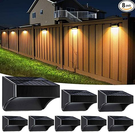 Fence Lights, Solar Powered Outdoor Lights, Solar Fence Lights, Solar Deck Lights, Led Wand, Patio Fence, Solar Wall Lights, Deck Lights, Fence Lighting