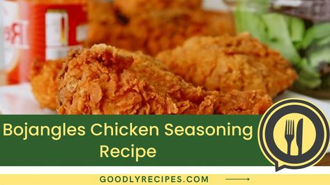 Copycat Bojangles Chicken, Bojangles Copycat Recipes, Vegan Chicken Seasoning Recipe, Bojangles Seasoning Recipe, Bojangles Chicken Recipe, Bojangles Fried Chicken Recipe, Bojangles Chicken, Chicken Supreme Recipe, Cajun Seasoning Recipe